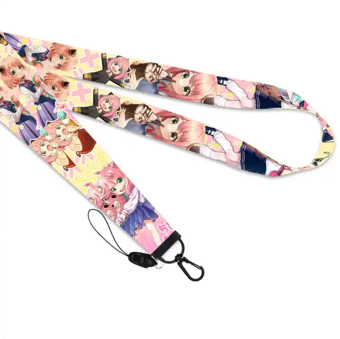 Spy X Family Anime Lanyard Keychain