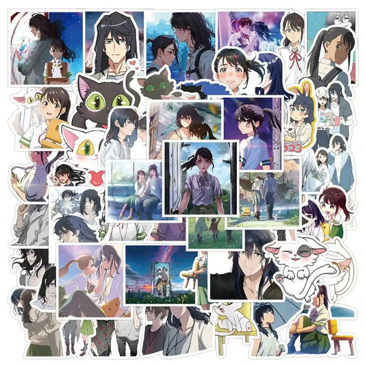 Suzume No Tojimari Anime 50 Piece Sticker Set