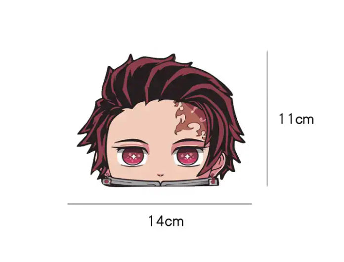 Demon Slayer Tanjiro Anime Car Sticker