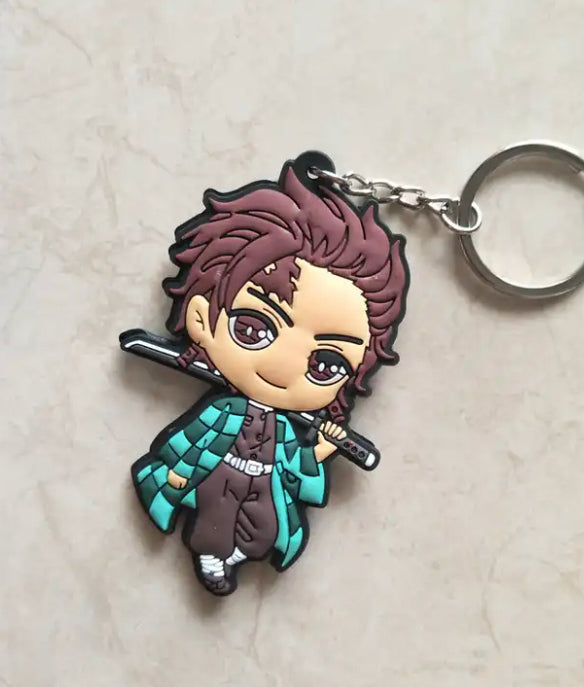 Demon Slayer Tanjiro Anime Rubber Charm