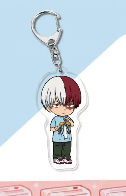 My Hero Academia Todoroki Anime Acrylic Keychain Charm