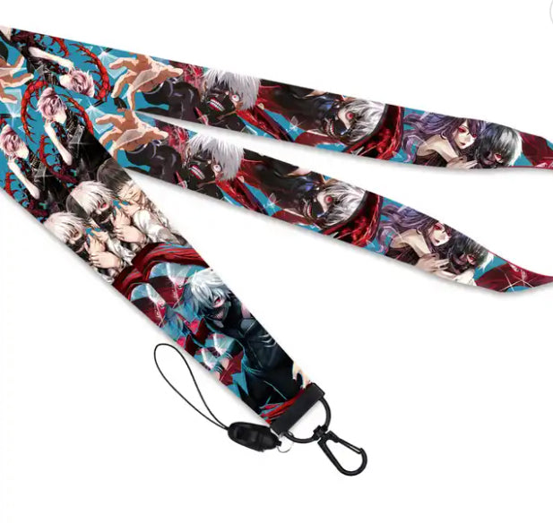 Tokyo Ghoul Anime Lanyard Keychain