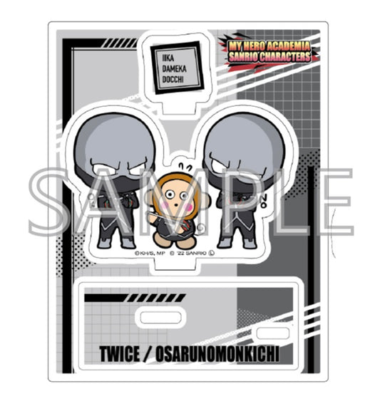 My Hero Academia X Sanrio Collab Twice/Monkichi Acrylic Stand