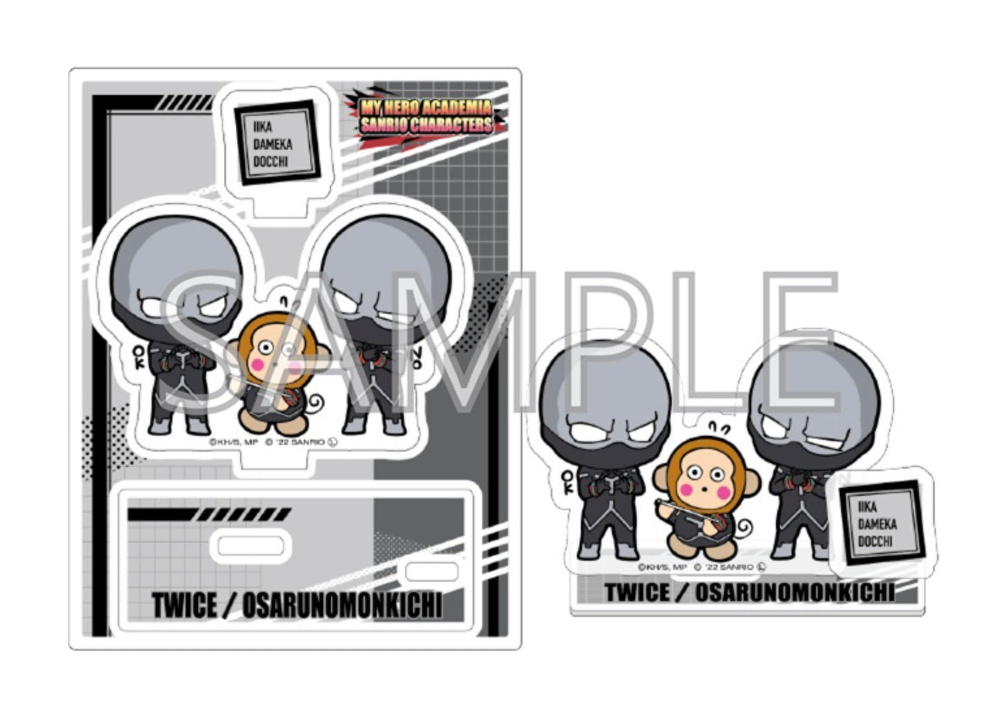 My Hero Academia X Sanrio Collab Twice/Monkichi Acrylic Stand