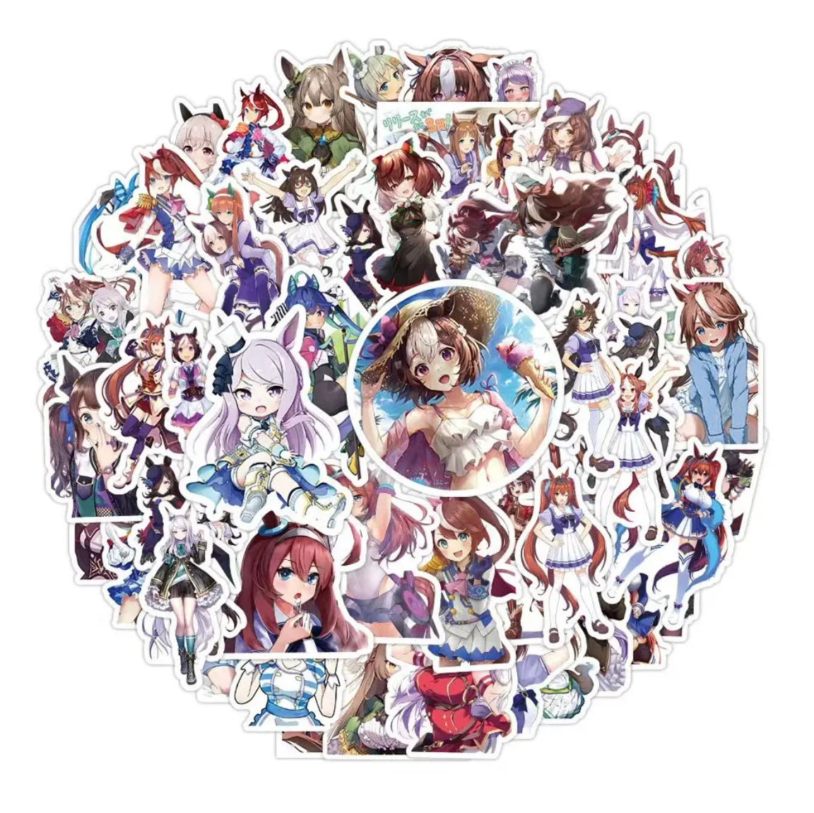 Uma Musume: Pretty Derby Anime 50 Piece Sticker Set