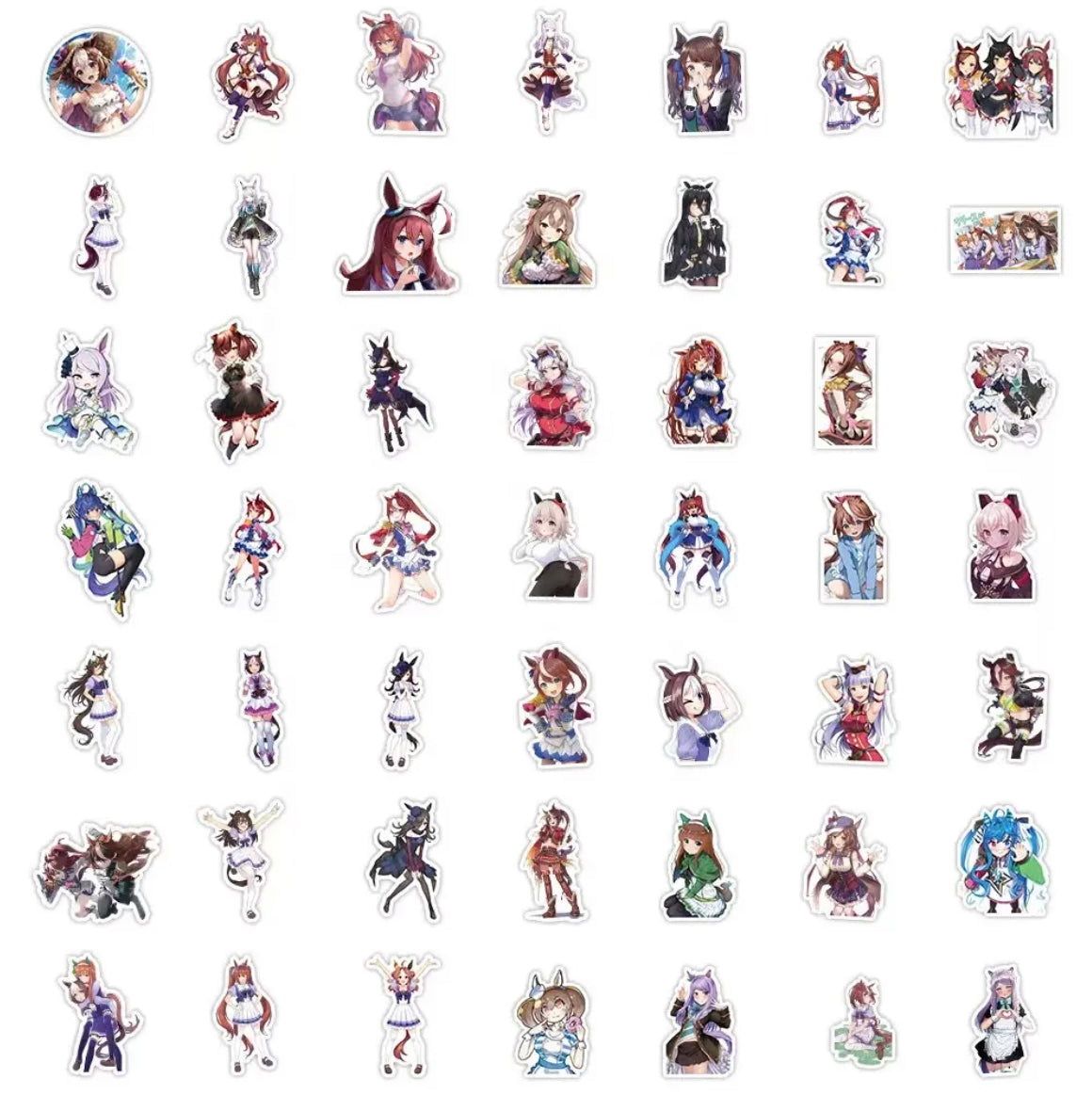 Uma Musume: Pretty Derby Anime 50 Piece Sticker Set