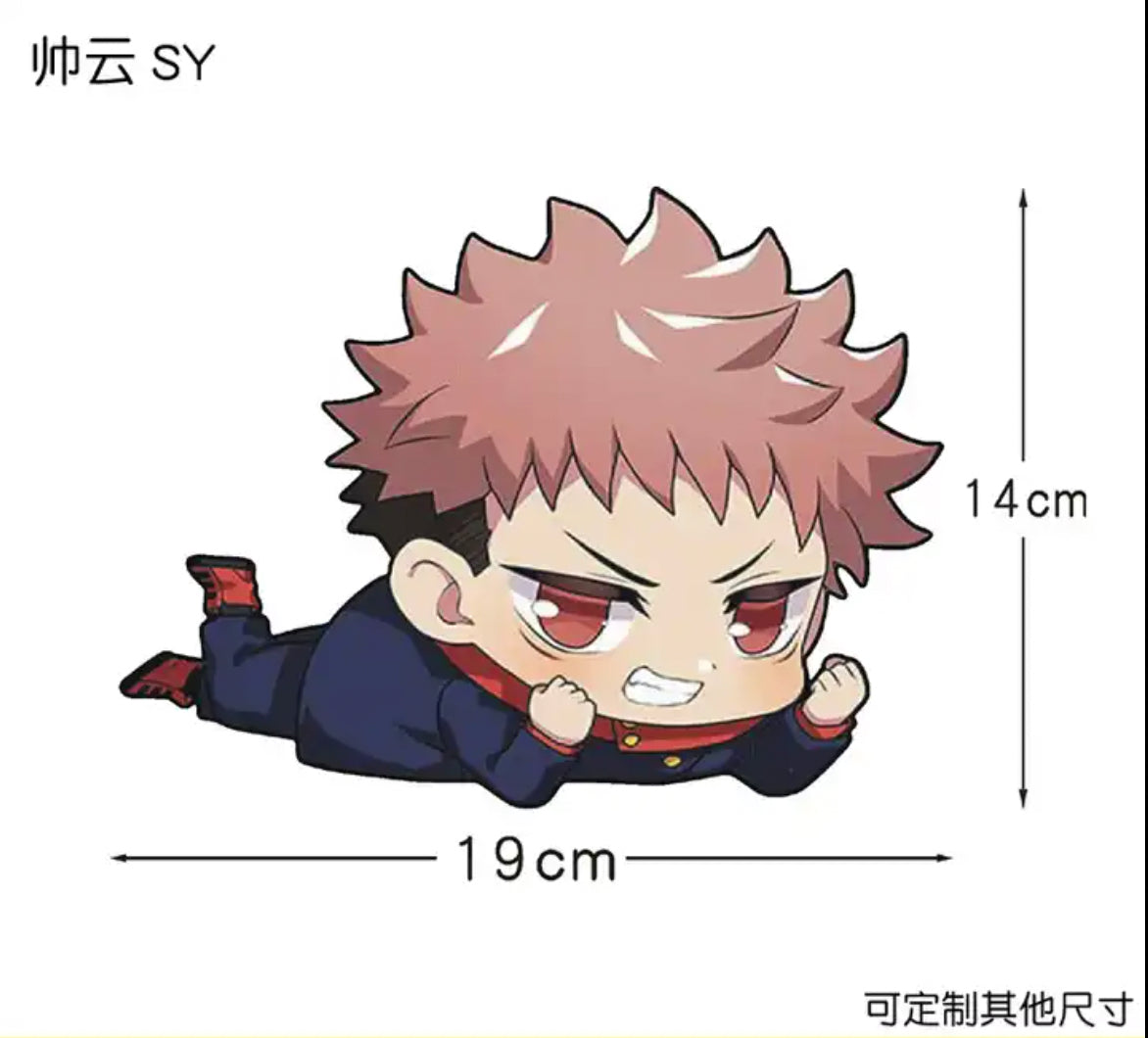 Jujutsu Kaisen Yuji Car Sticker Decal