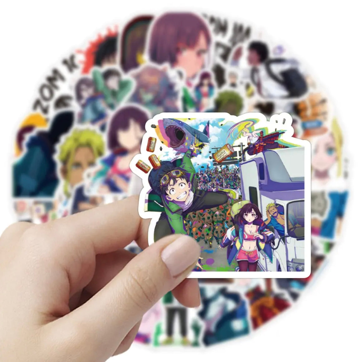 Zom 100 Anime 50 Piece Sticker Set