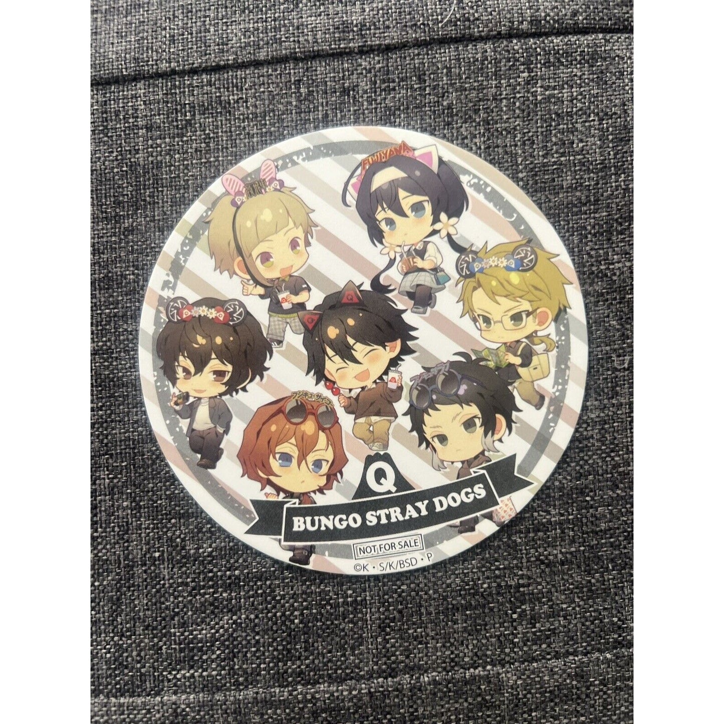 Bungo Stray Dogs Paper Coaster Fuji-Q US Seller