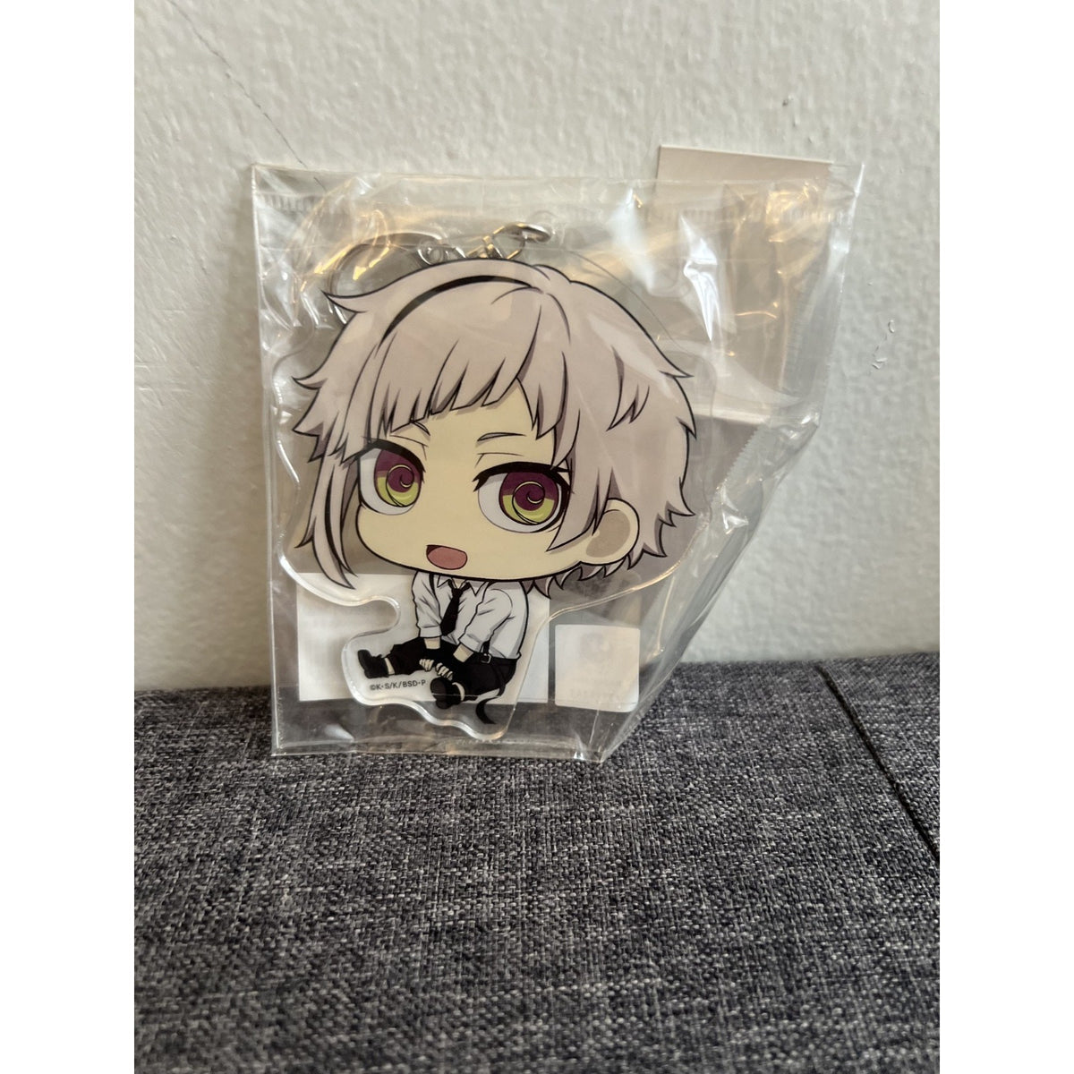 Bungo Stray Dogs Atsushi Nakajima Petanko Acrylic Keychain