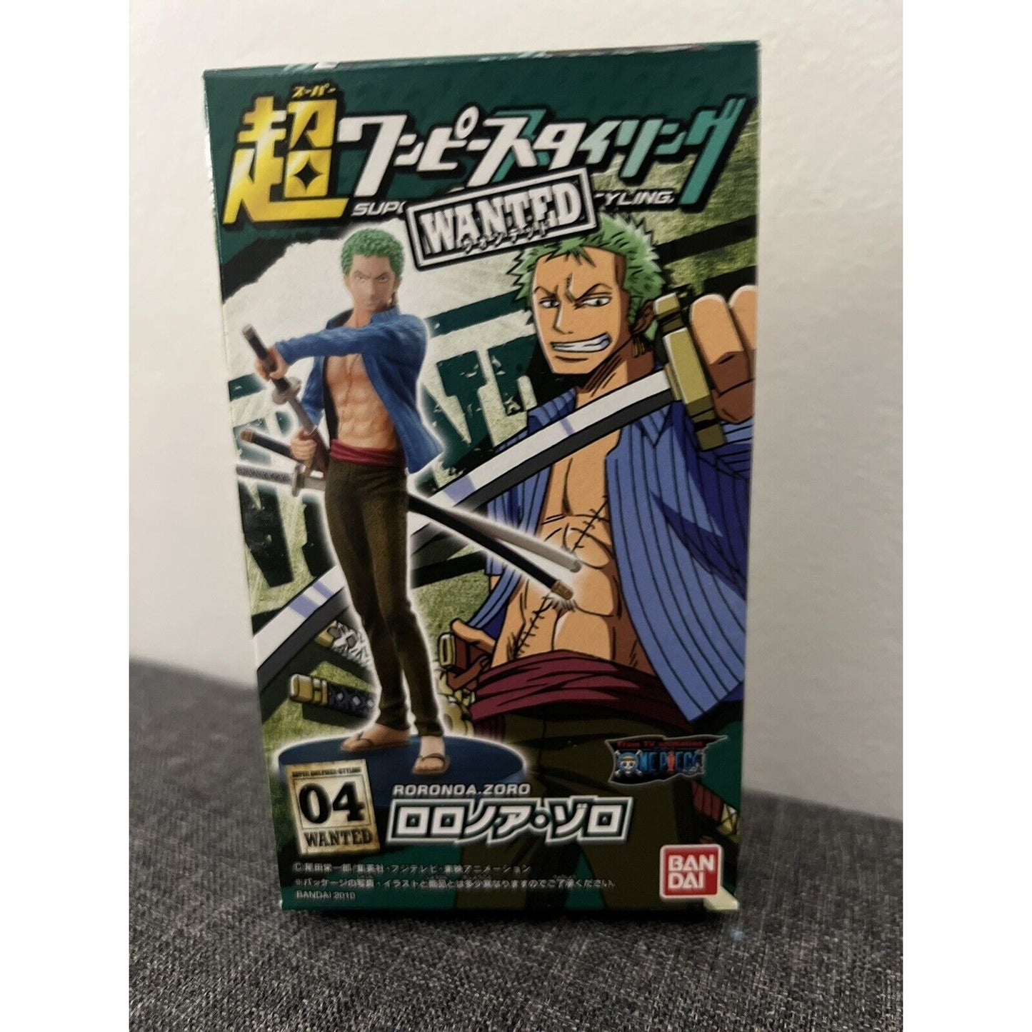 Super One Piece Styling 5" Figure Wanted 04 Roronoa Zoro Japan Import