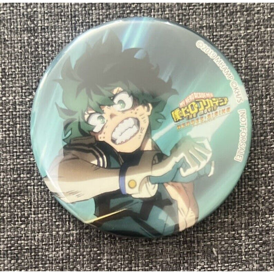 My Hero Academia Heroes Rising Deku Can Badge Shueisha Anime Pin Brand New