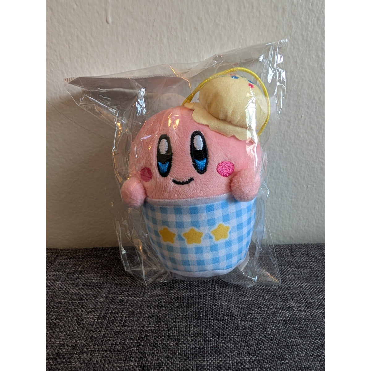 Kirby Ice Cream Cup Small Plush Keychain Furyu