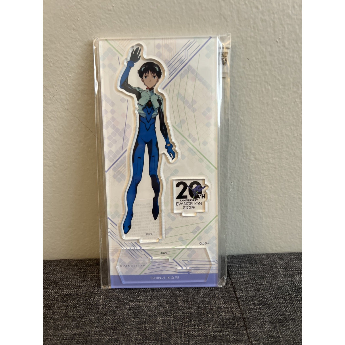 Neon Genesis Evangelion Shinji Ikari 20th Anniversary Acrylic Stand