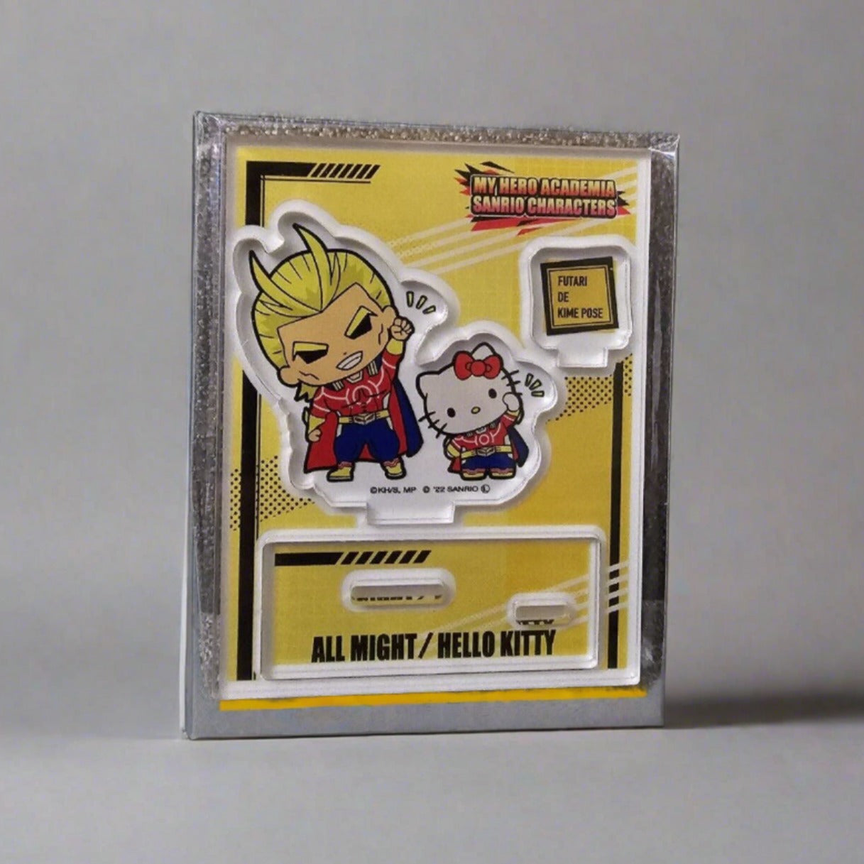 My Hero Academia X Sanrio Collab Mini Acrylic Stand All Might Hello Kitty