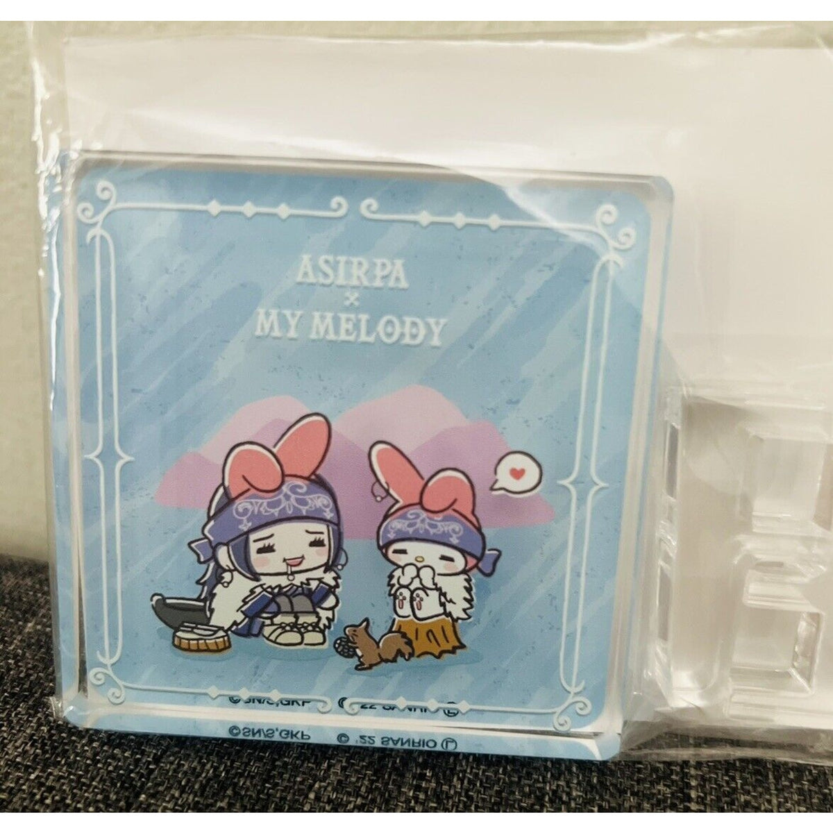Golden Kamuy X Sanrio Collab Acrylic Block Stand My Melody Asirpa