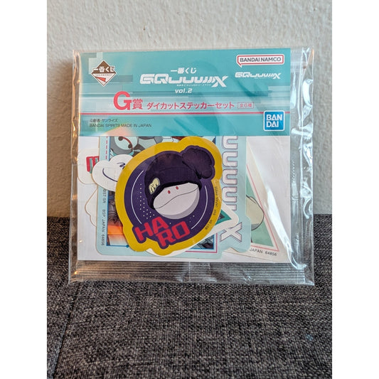 Mobile Suit Gundam GQuuuuuuX Vol 2 G Prize Ichiban Kuji Sticker Set