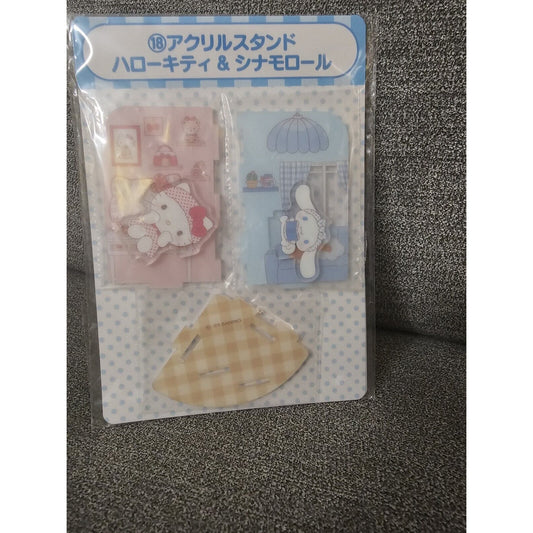 Hello Kitty Cinnamoroll Sanrio Dual Acrylic Stand Anime Kawaii