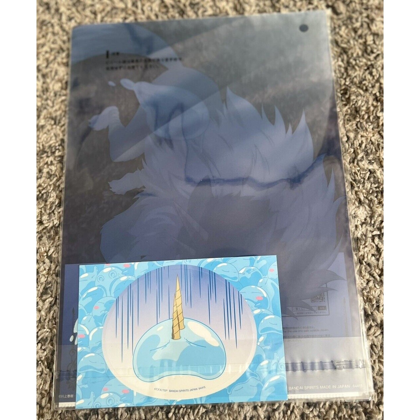 Reincarnated As A Slime Ranga H-Prize Ichiban Kuji Clear File And Sticker Set