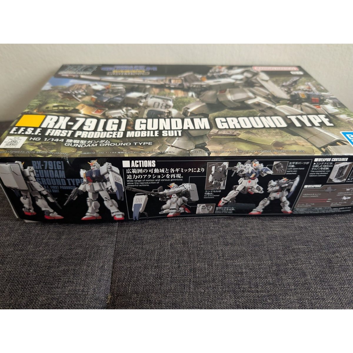 HGUC 1/144 RX-79 Gundam Ground Type Model Kit