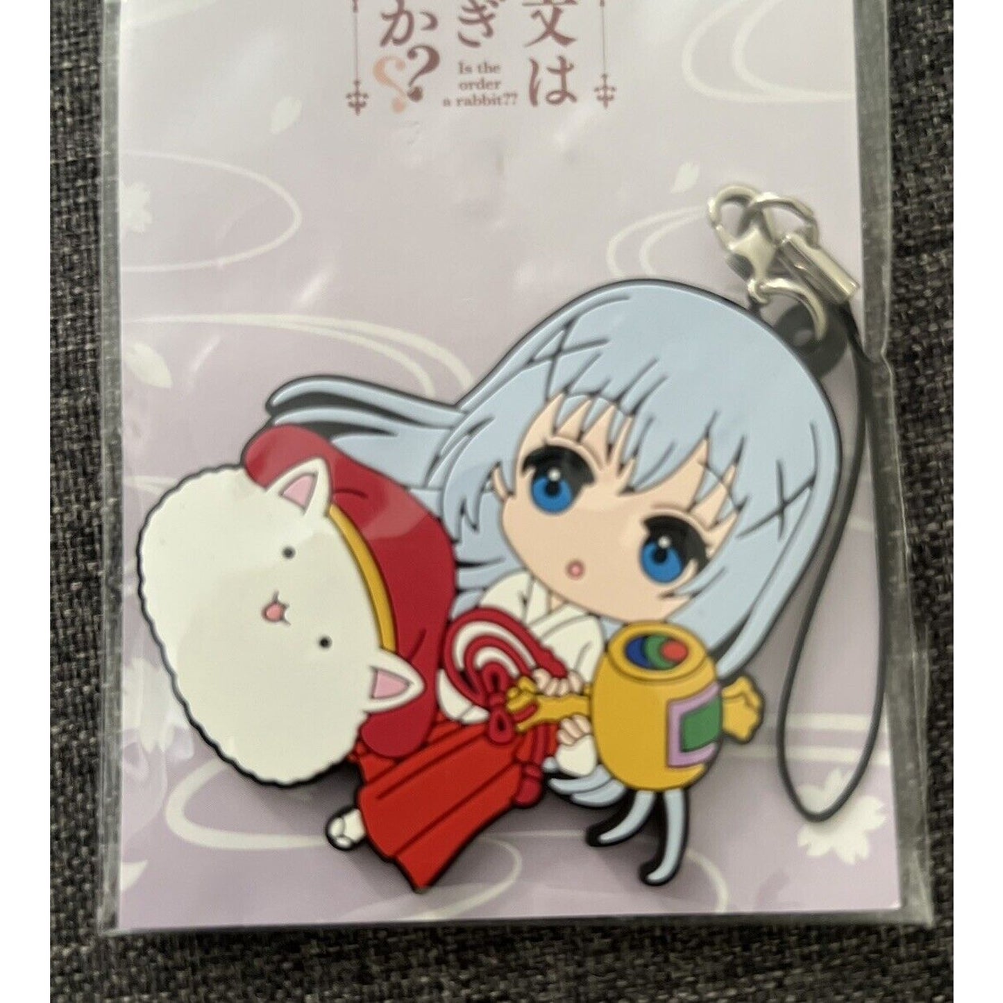 Is The Order A Rabbit? Chino Kafu Rubber Charm Strap Anime Brand New US Seller