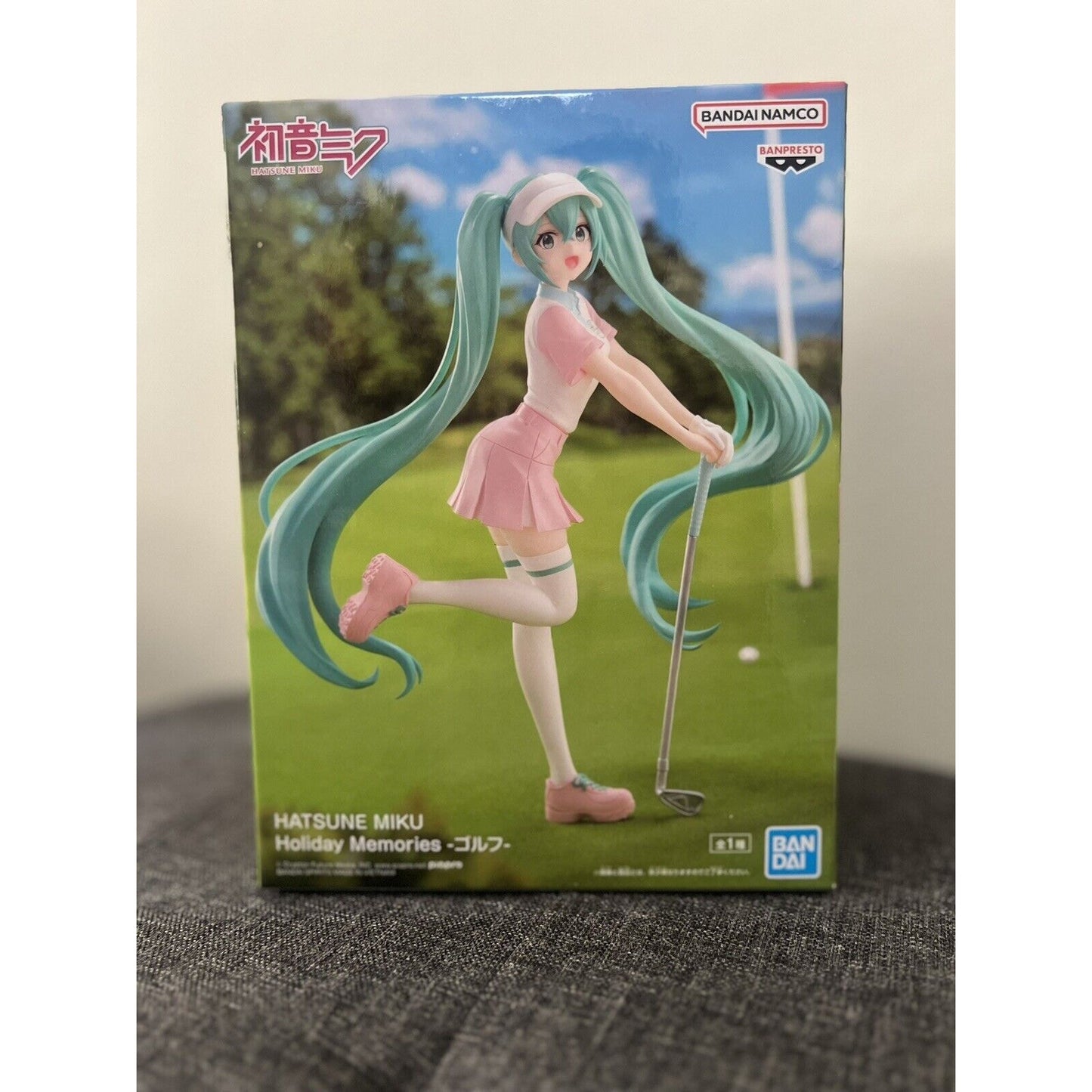 BANPRESTO Hatsune Miku Holiday Memories Golf figure 20cm vocaloid US SELLER