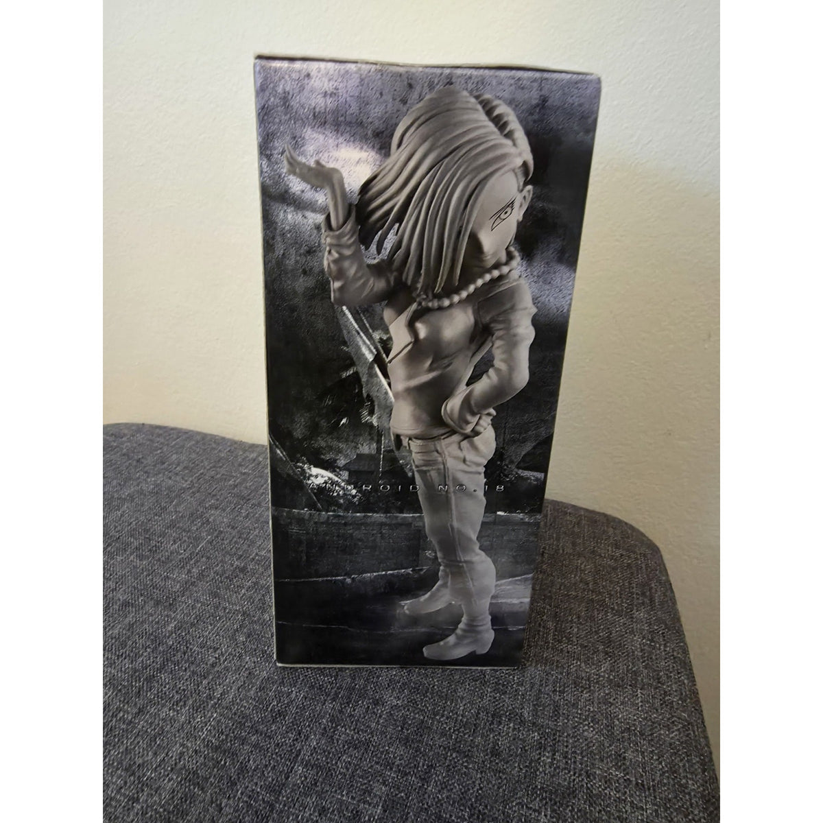 Dragonball Z Android 18 Sculture Budokai 6 Part 1 Monotone Version