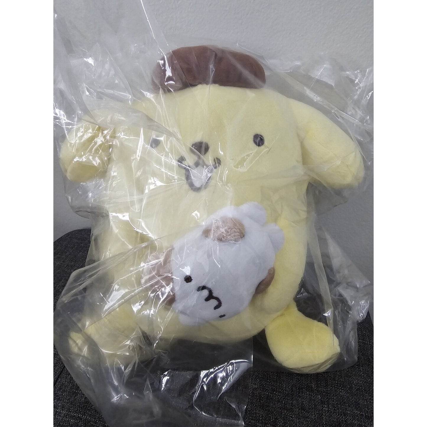 Pompompurin Plush Doll 9" Fluffy Toy Sanrio BNWT US Seller