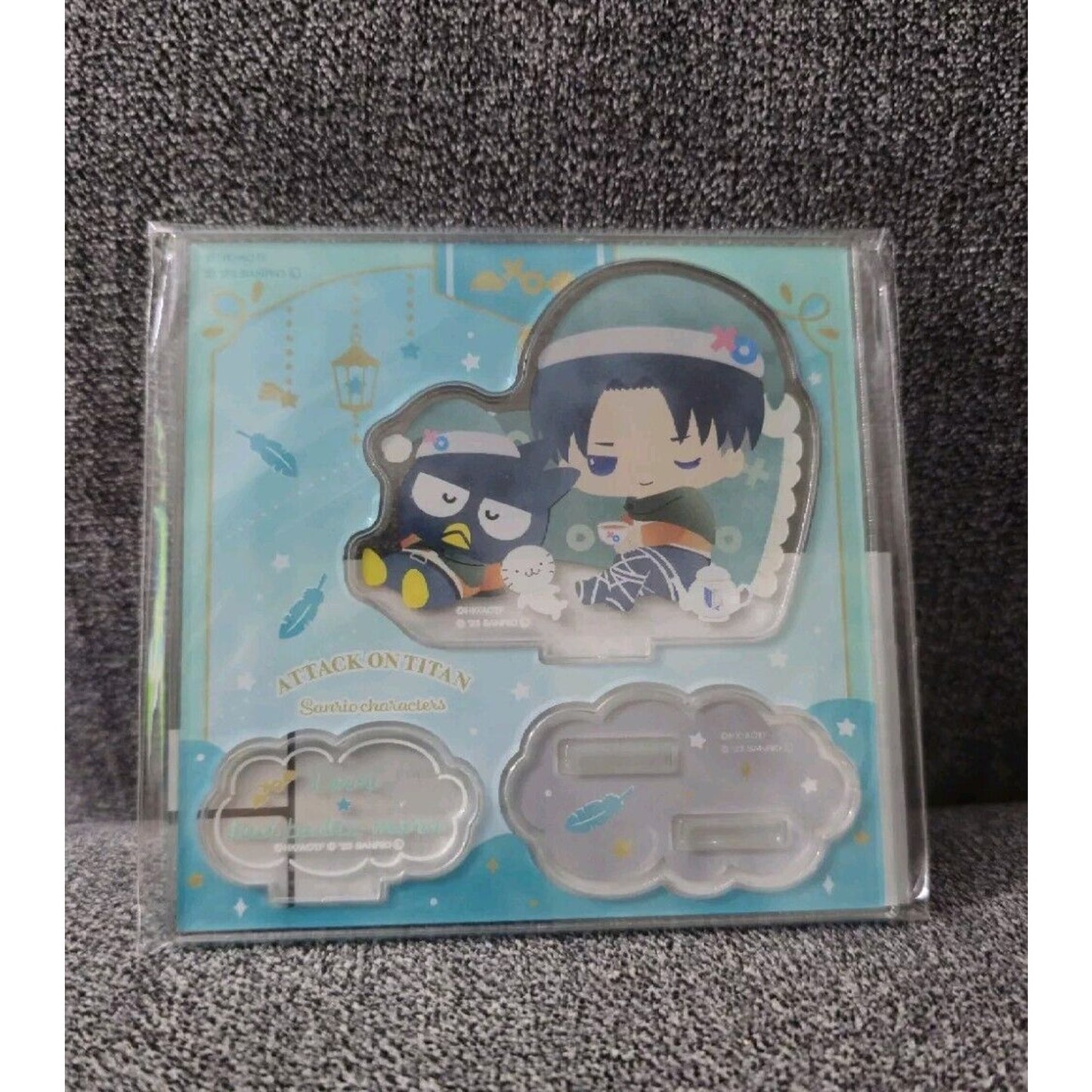 Attack On Titan X Sanrio Collab Levi Ackerman Bad Batz-Maru Acrylic Stand Anime