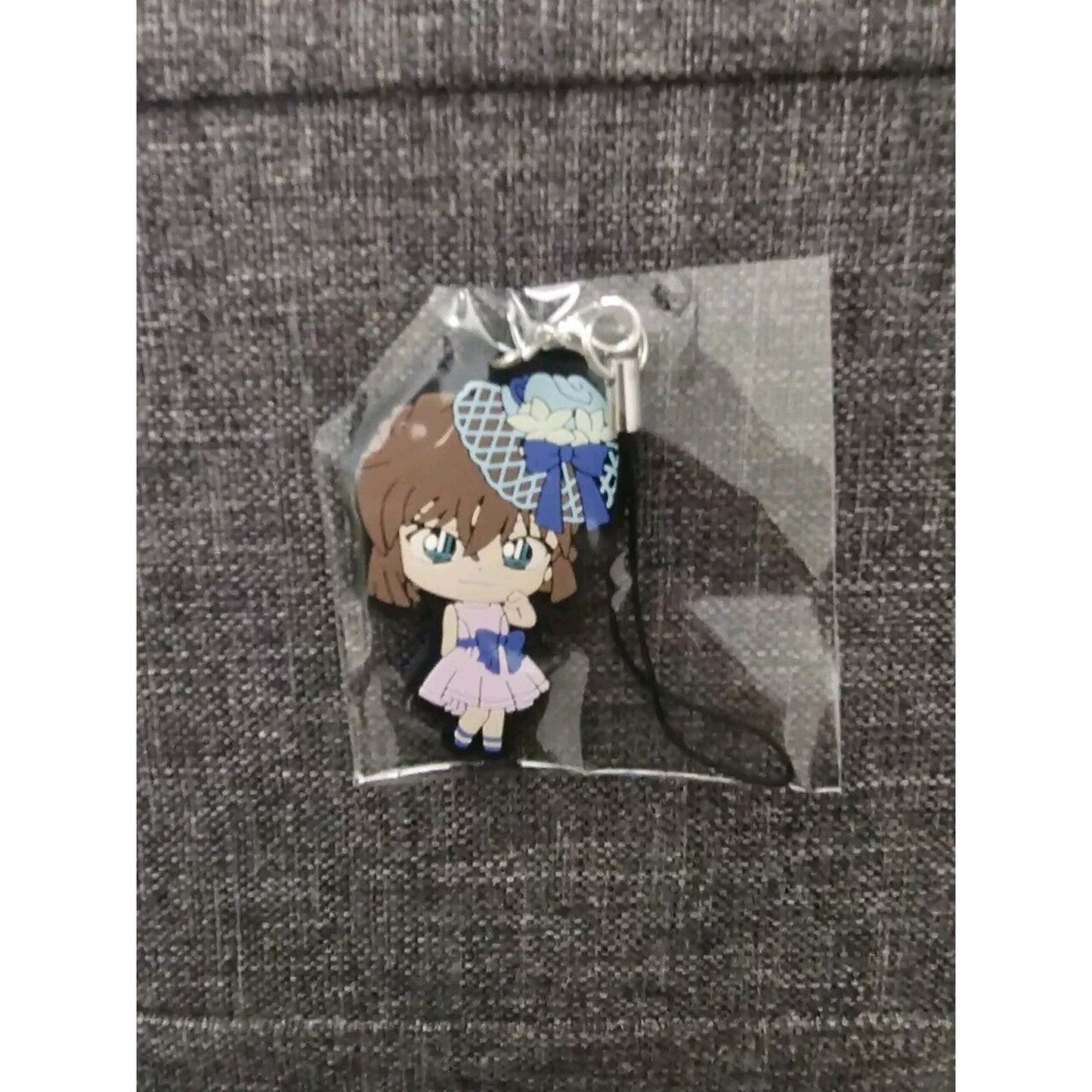 Detective Conan Ai Haibara Rubber Charm Keychain Strap Anime