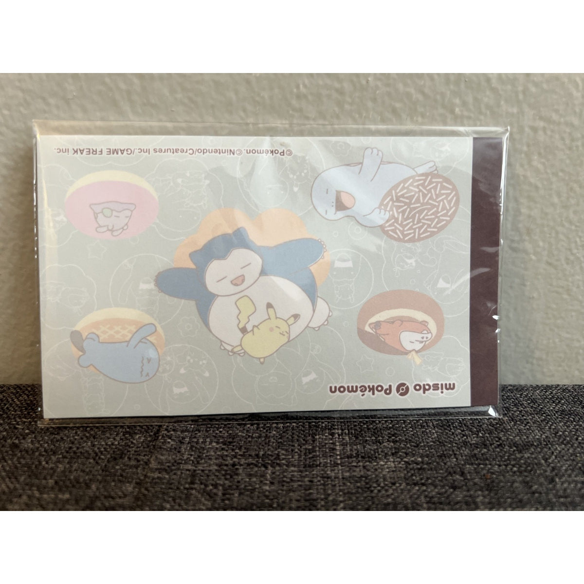 Mister Donut Misudo X Pokemon Fukubukuro 2024 Memopad Notebook