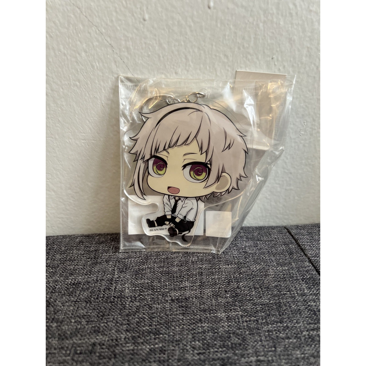 Bungo Stray Dogs Atsushi Nakajima Petanko Acrylic Keychain