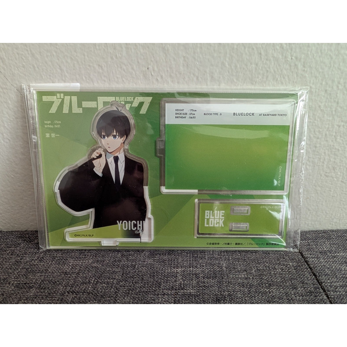 Blue Lock Yoichi Isagi Baseyard Tokyo Acrylic Stand