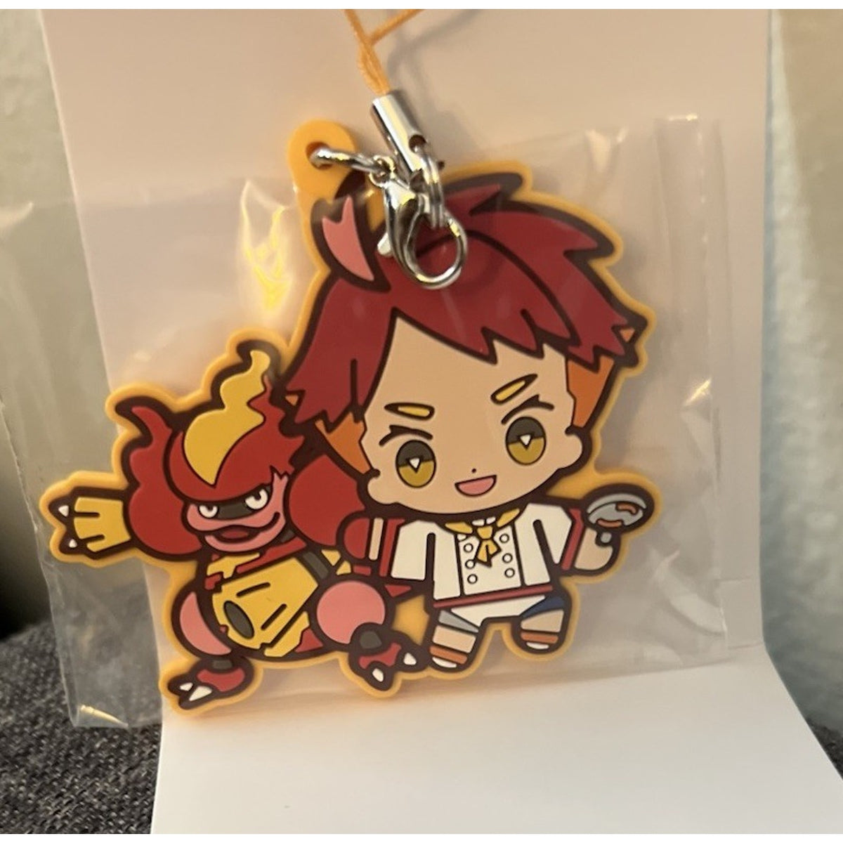 Pokémon Trainers Violet Zero’s Treasure Crispin And Magmortar Rubber Charm