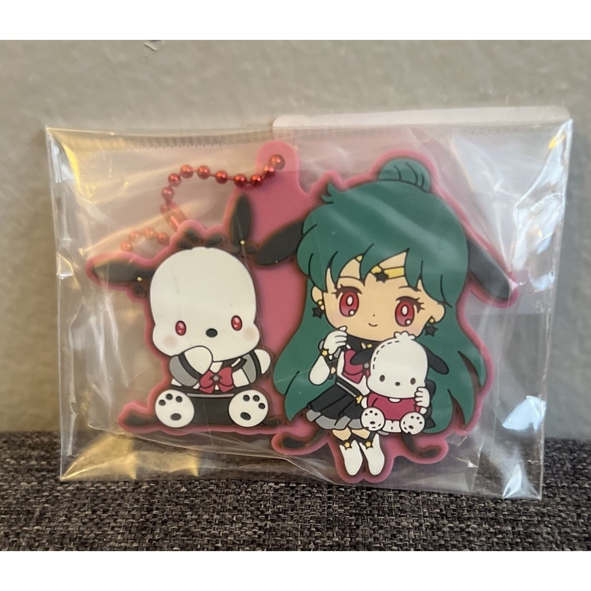 Sanrio Sailor Moon X Pochacco Rubber Charm