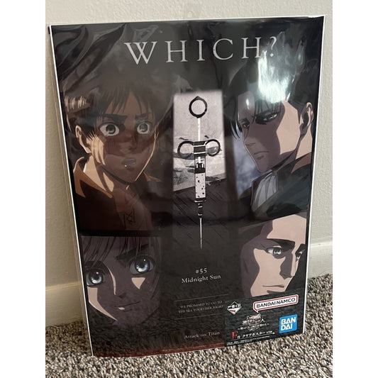 Attack On Titan Ichiban Kuji Poster 16X11
