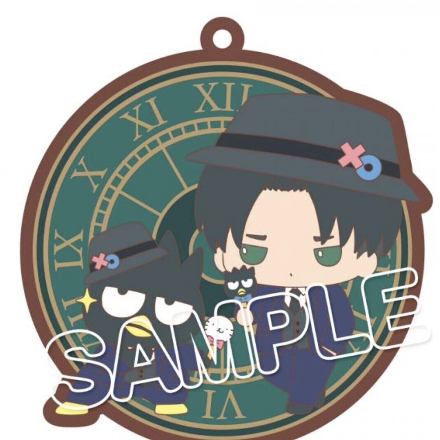 Attack On Titan X Sanrio Collab Levi Ackerman Batz-Maru Rubber Charm US Seller