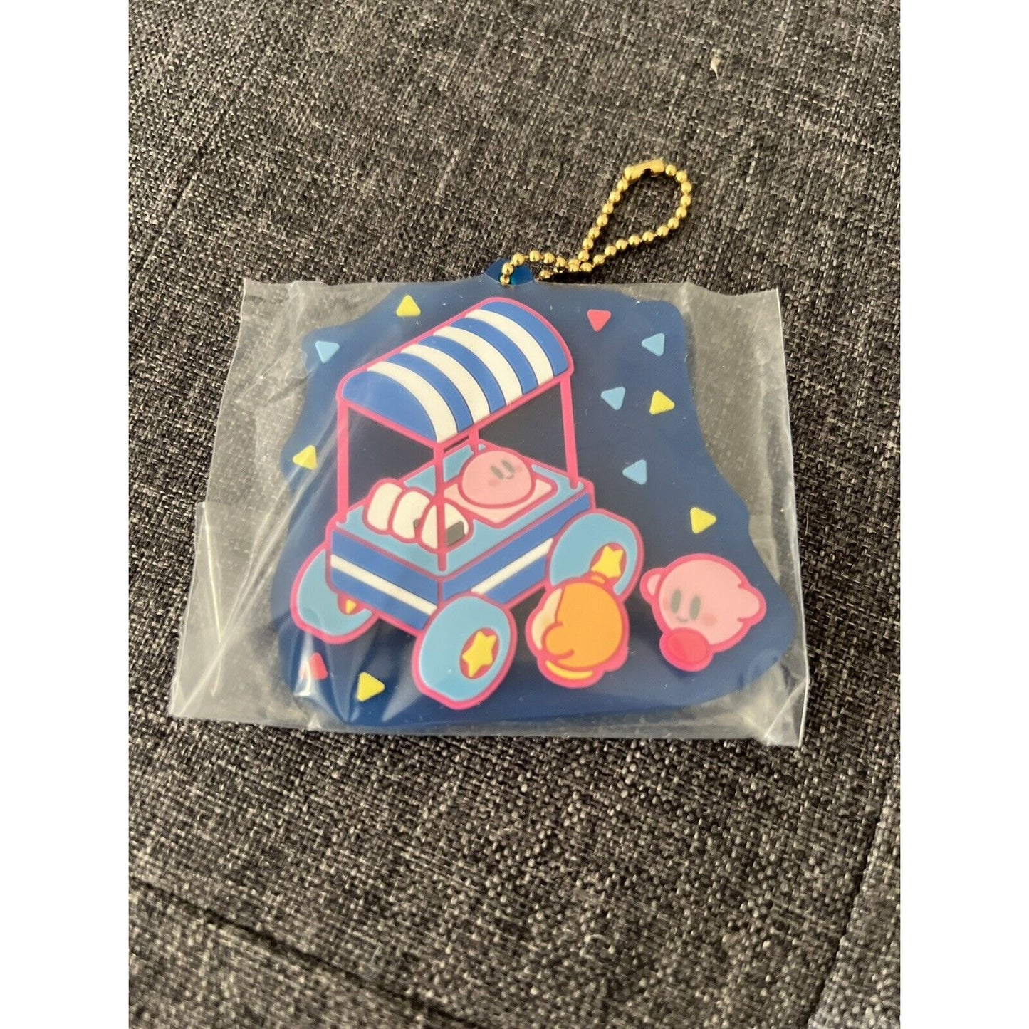 Kirby Dream Land Rubber Charm Keychain Nintendo US Seller