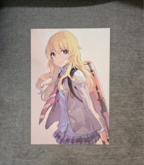 Your Lie In April Anime 8 Piece Poster Set