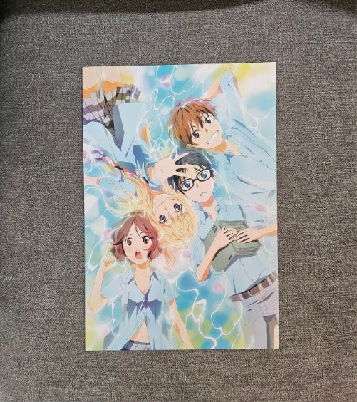 Your Lie In April Anime 8 Piece Poster Set