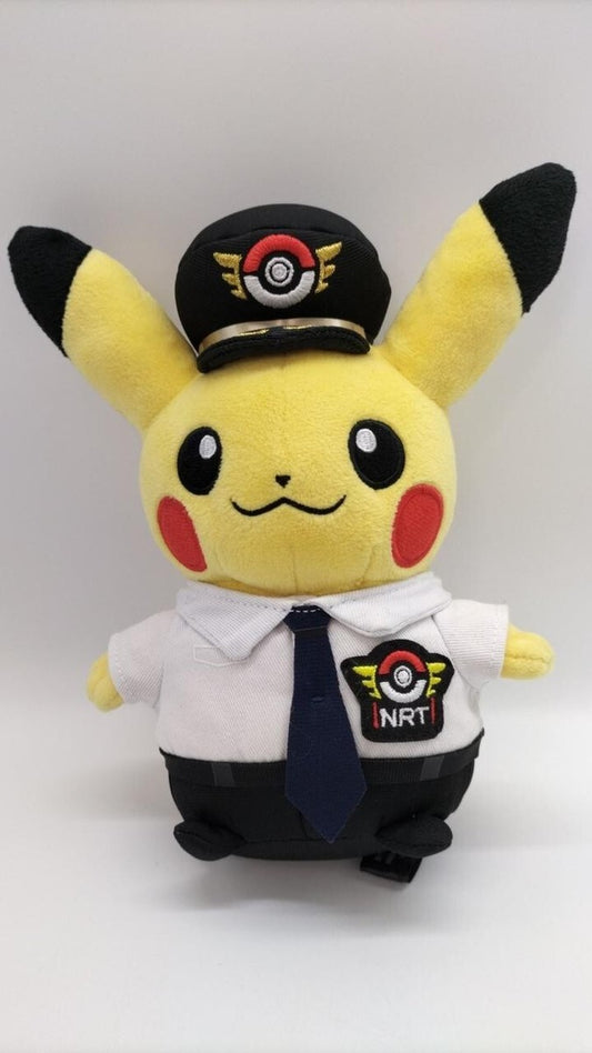 Pokémon Store Pilot Pikachu Mascot Plush Chitose Airport Ver 2