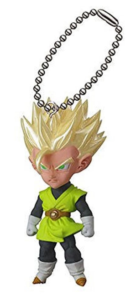 Dragon Ball Z Super Saiyan Gohan Figure Keychain UDM Burst 6 Gashapon Capsule
