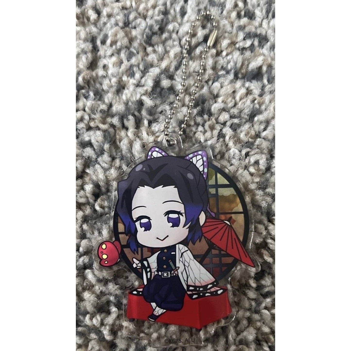 Demon Slayer Shinobu Anime Acrylic Keychain Charm