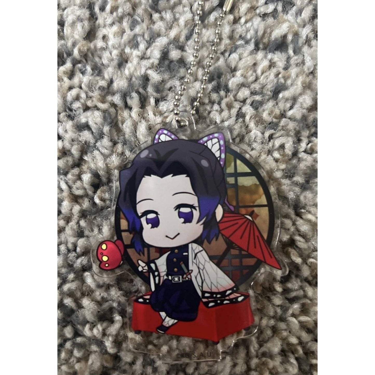 Demon Slayer Shinobu Anime Acrylic Keychain Charm