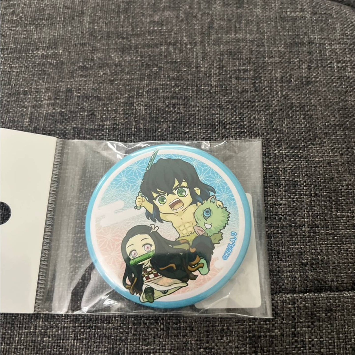 Demon Slayer Inosuke And Nezuko Anime Can Badge Pin