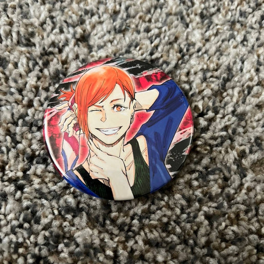 Jujutsu Kaisen Nobara Can Badge