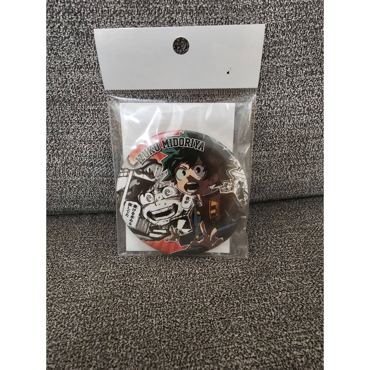 My Hero Academia Izuku Midoriya Deku Can Badge Pin Bandai