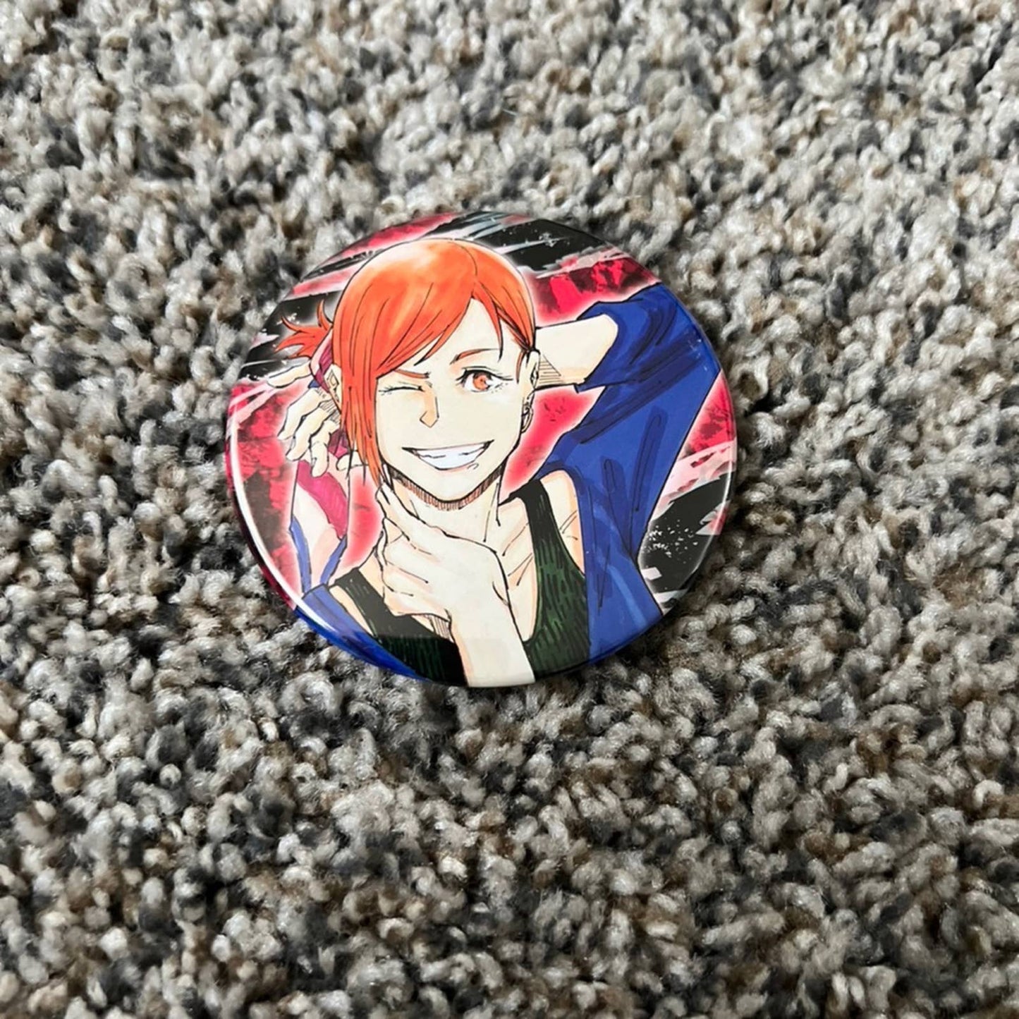 Jujutsu Kaisen Nobara Can Badge