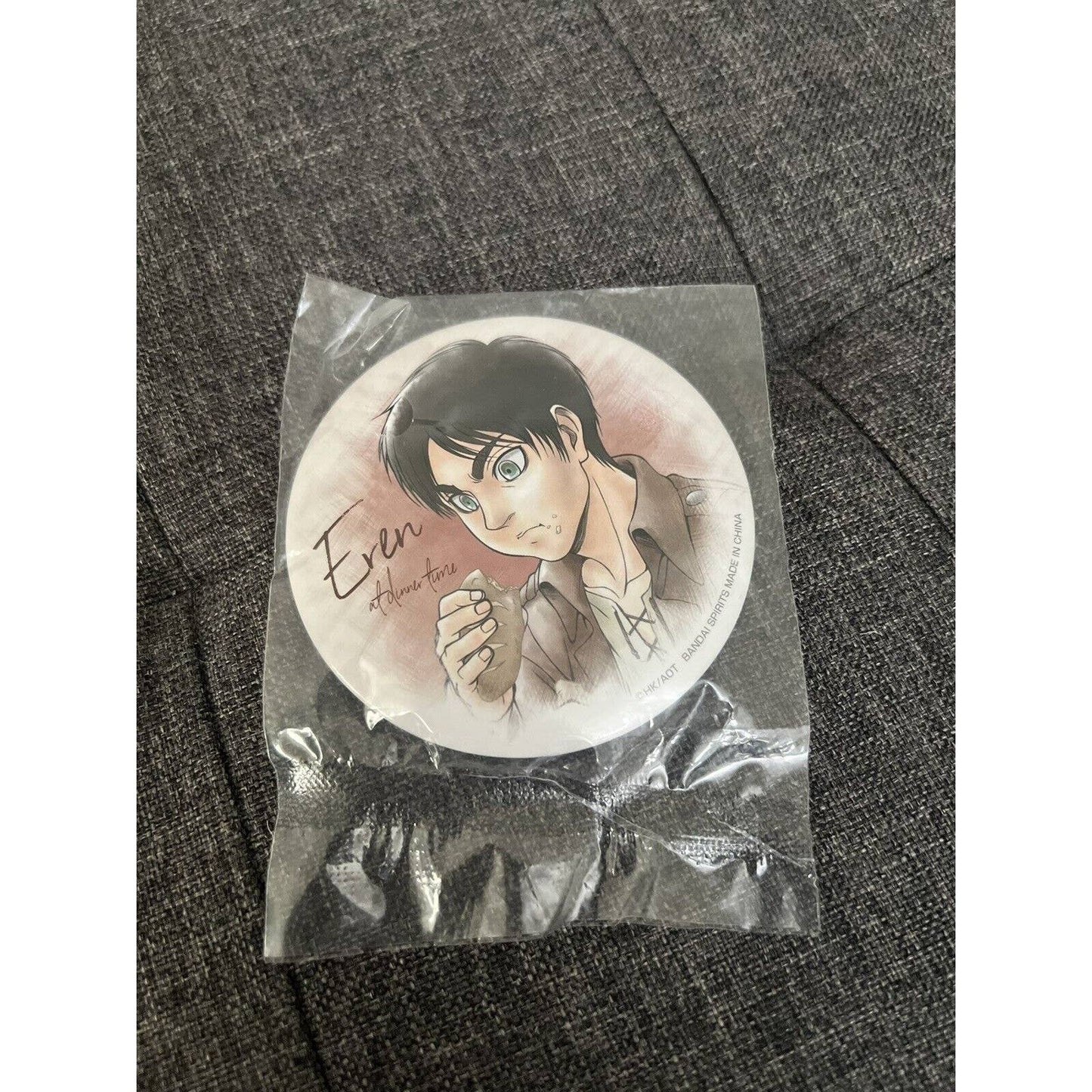 Attack on Titan Eren Yeager Anime Can Badge Pin