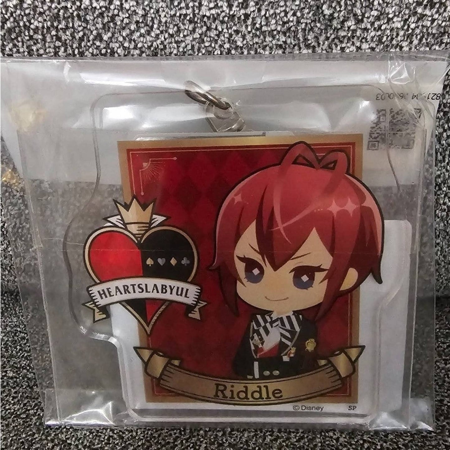 Twisted Wonderland Disney Anime Riddle Rosehearts Acrylic Keychain